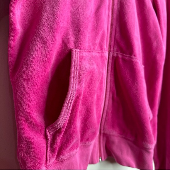 Juicy Couture Women’s Classic Velour Hoodie Size Large - Picture 6 of 10